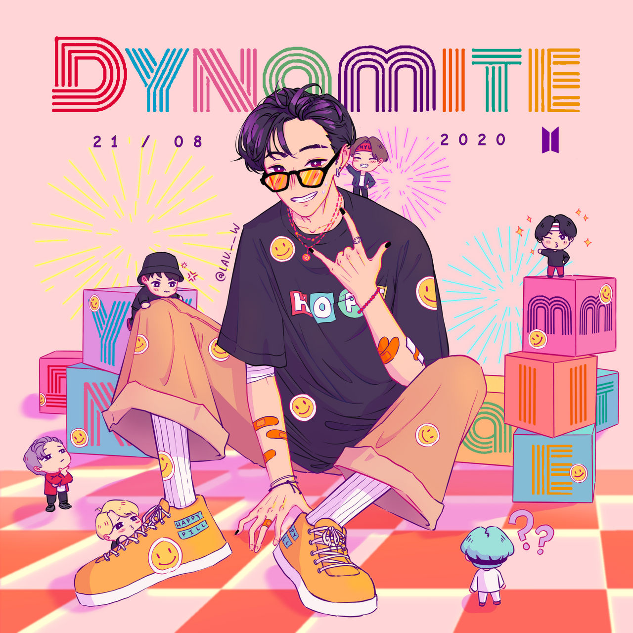 J-Hope // Dynamite by codetriptych on DeviantArt