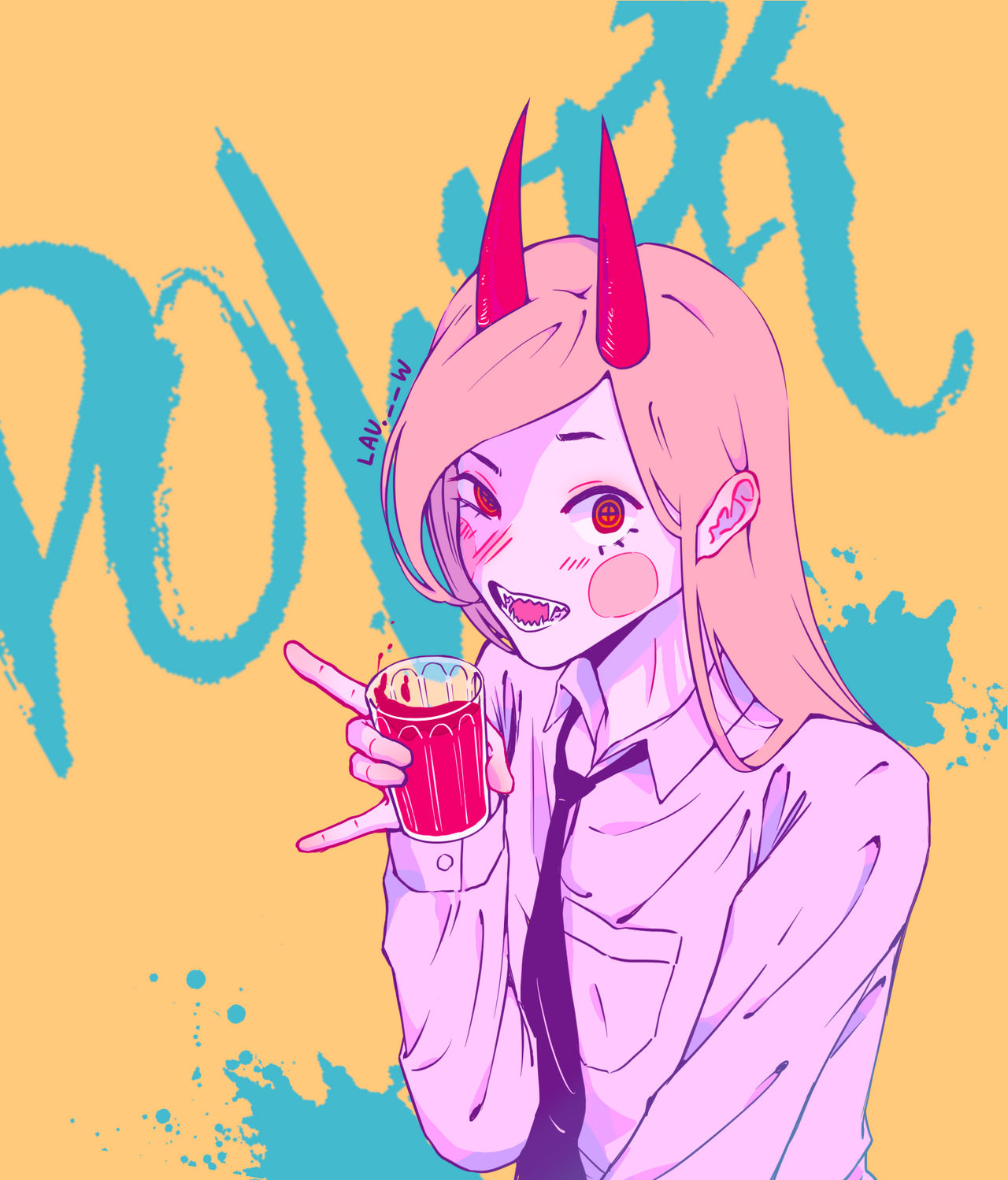 Chainsaw Man Power Fanart Rodenka Comissions Closed Twitter वर A