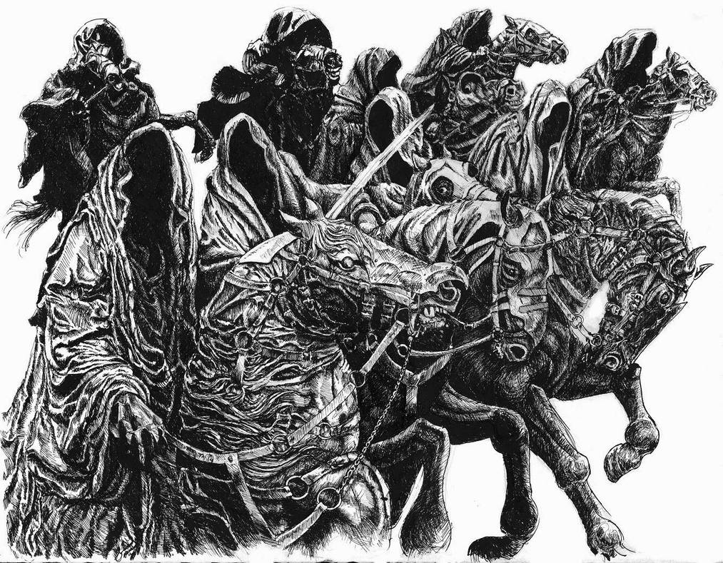 The black riders by contrarianlibrarian on DeviantArt