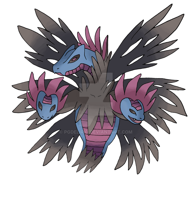 Mega Hydreigon by Pgdelirio on DeviantArt