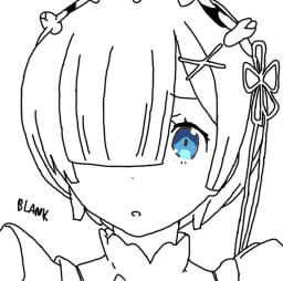 Colouring Rem Rem by Blank-Arts on DeviantArt