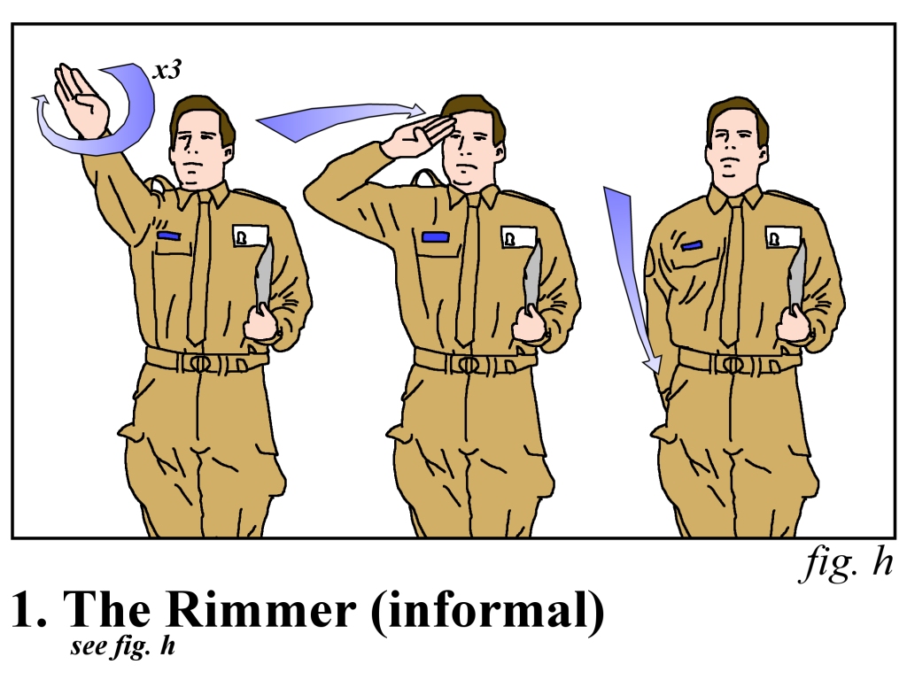 Red Dwarf - Rimmer salute