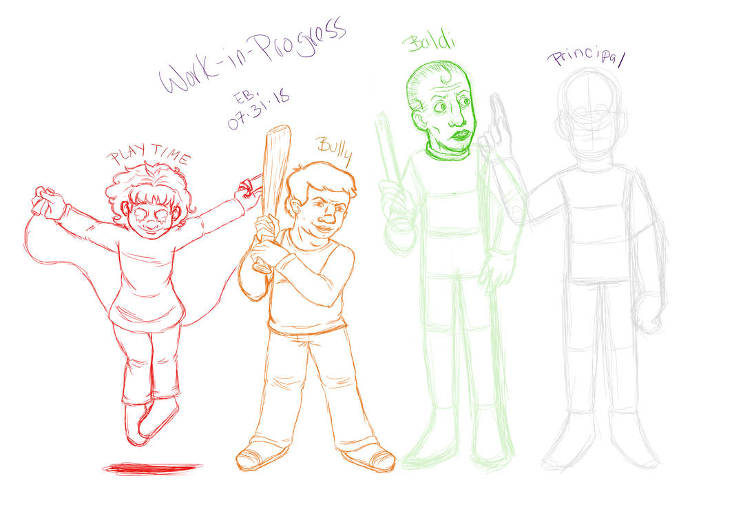 .:Baldi's Basics in My Style:. by EnigmaBall on DeviantArt