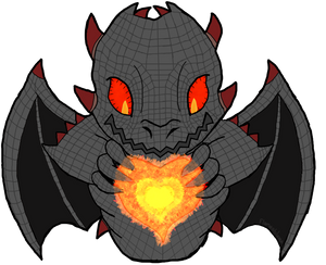 Dragon's burning heart