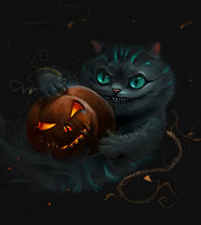 Cheshire cat in October