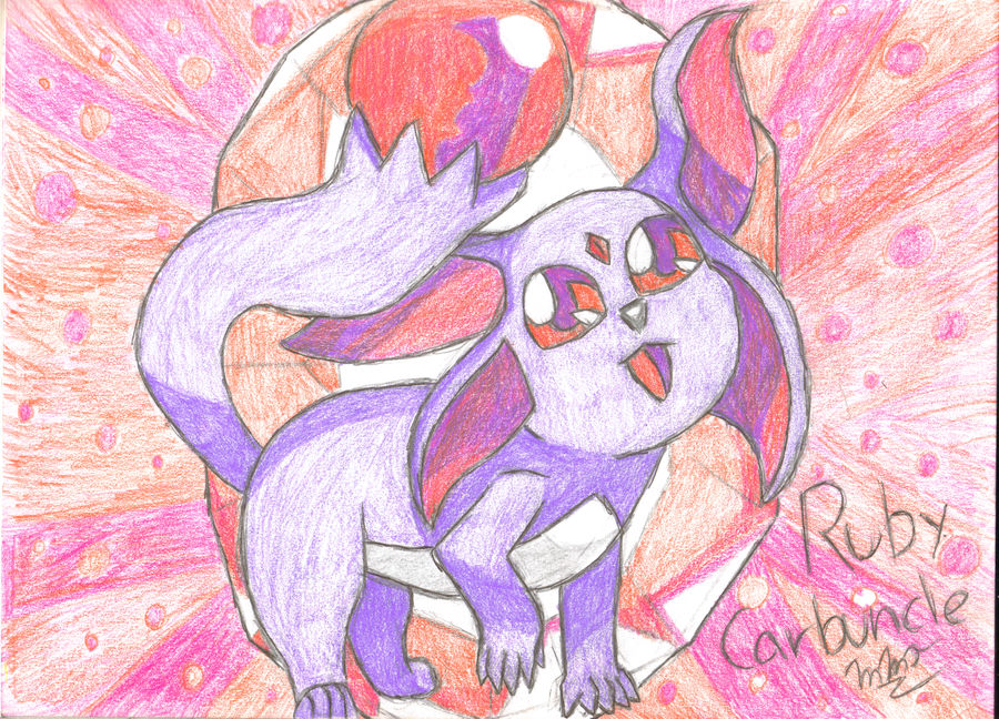 Crystal Beast Ruby Carbuncle by CrystalWolf953 on DeviantArt