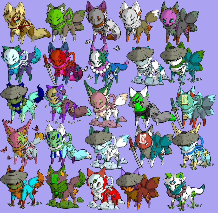 Fox Adaptables Random Fox Adoptables (22/25 OPEN) PLEASE BUY THEM by Adoptables-Quest ...