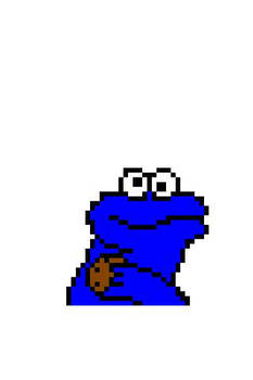 Pixel Cookie Monster