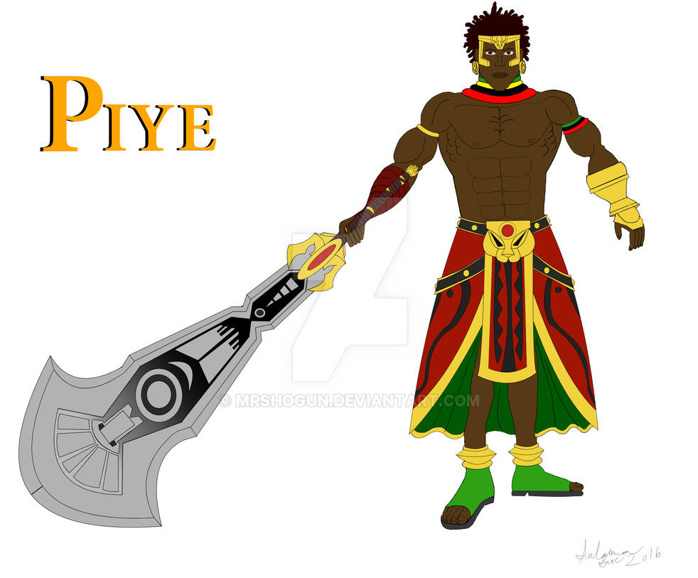 Piye Piye From Chronicles of Piye in flat colors by MrShogun on DeviantArt
