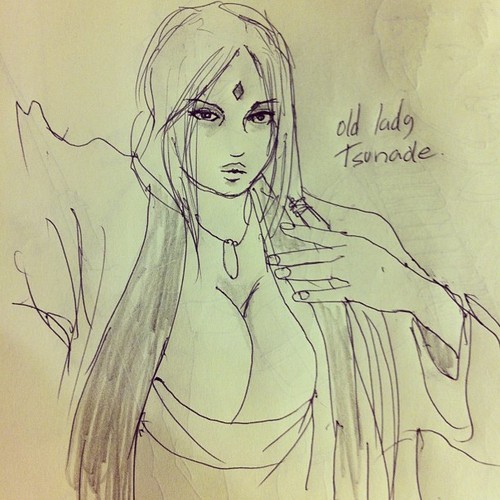 Old lady Tsunade