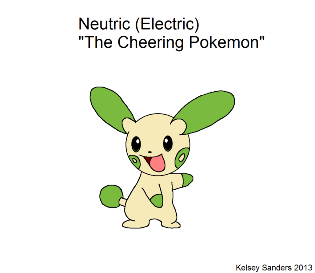 Neutric The Cheering Pokemon By Kelseyedward On Deviantart Neutric The Cheering Pokemon By Kelseyedward On Deviantart