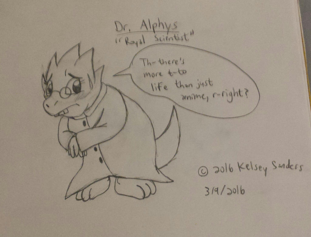 Undertale: Dr. Alphys by KelseyEdward on DeviantArt