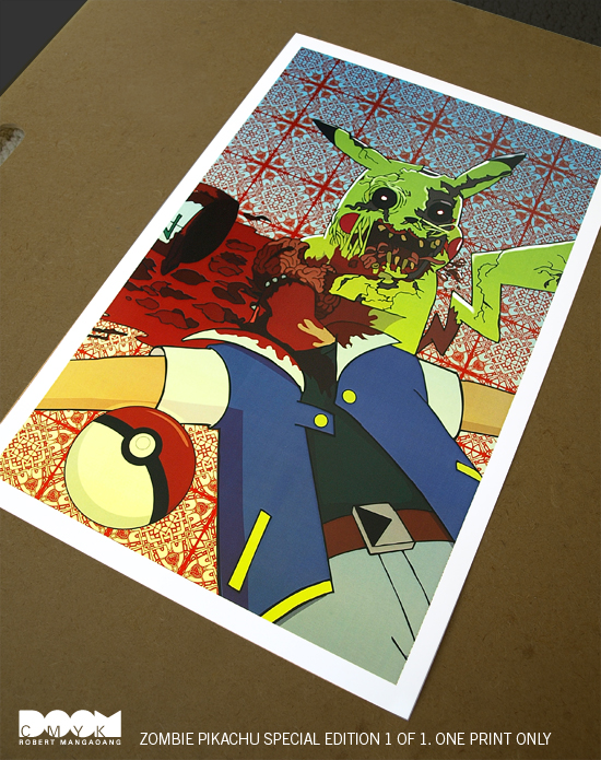 Zombie Pikachu Special Edition 1 of 1 by DoomCMYK on DeviantArt