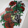 Darth Vader Skull and Roses