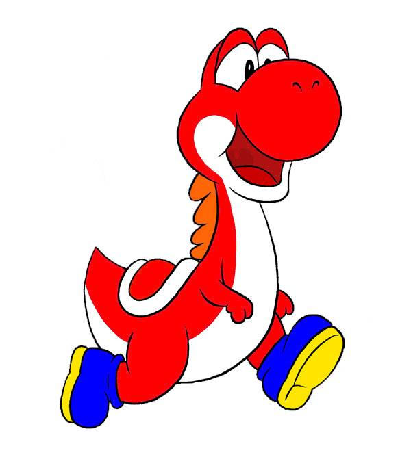 Red yoshi by victor3389 on DeviantArt