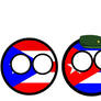 Puerto Rico and Cuba countryballs