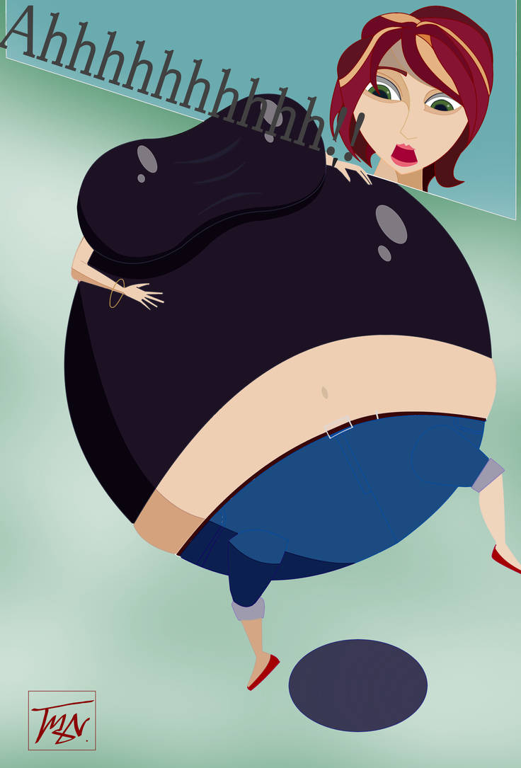 Rapunzel Inflation Aunt inflation by TMSN5991DA on DeviantArt