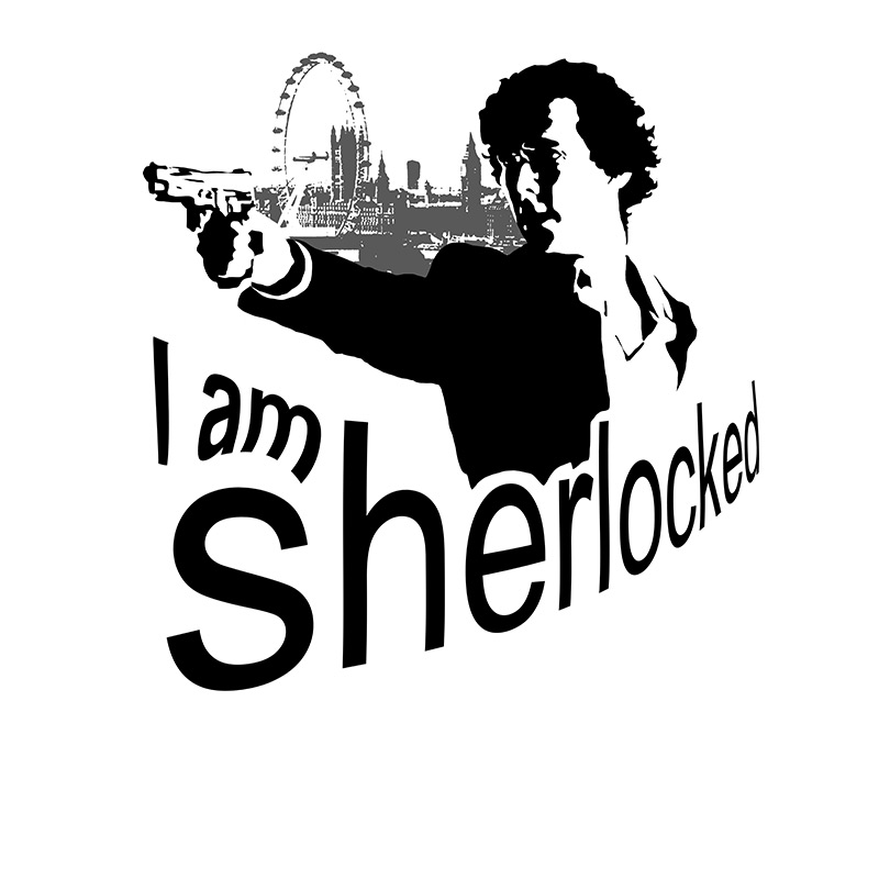 I Am Sherlocked T Shirt Design By Merkerinn On Deviantart I Am Sherlocked T Shirt Design By Merkerinn On Deviantart