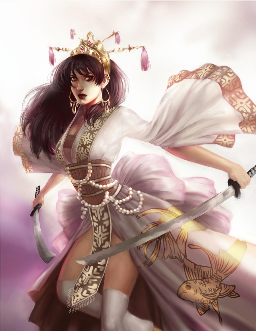 Samurai Princess by merkerinn on DeviantArt