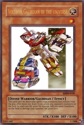 Voltron Card By Bigtimbears On DeviantArt