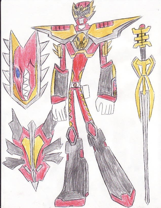 Red Ranger Super Mode by bigtimbears on DeviantArt