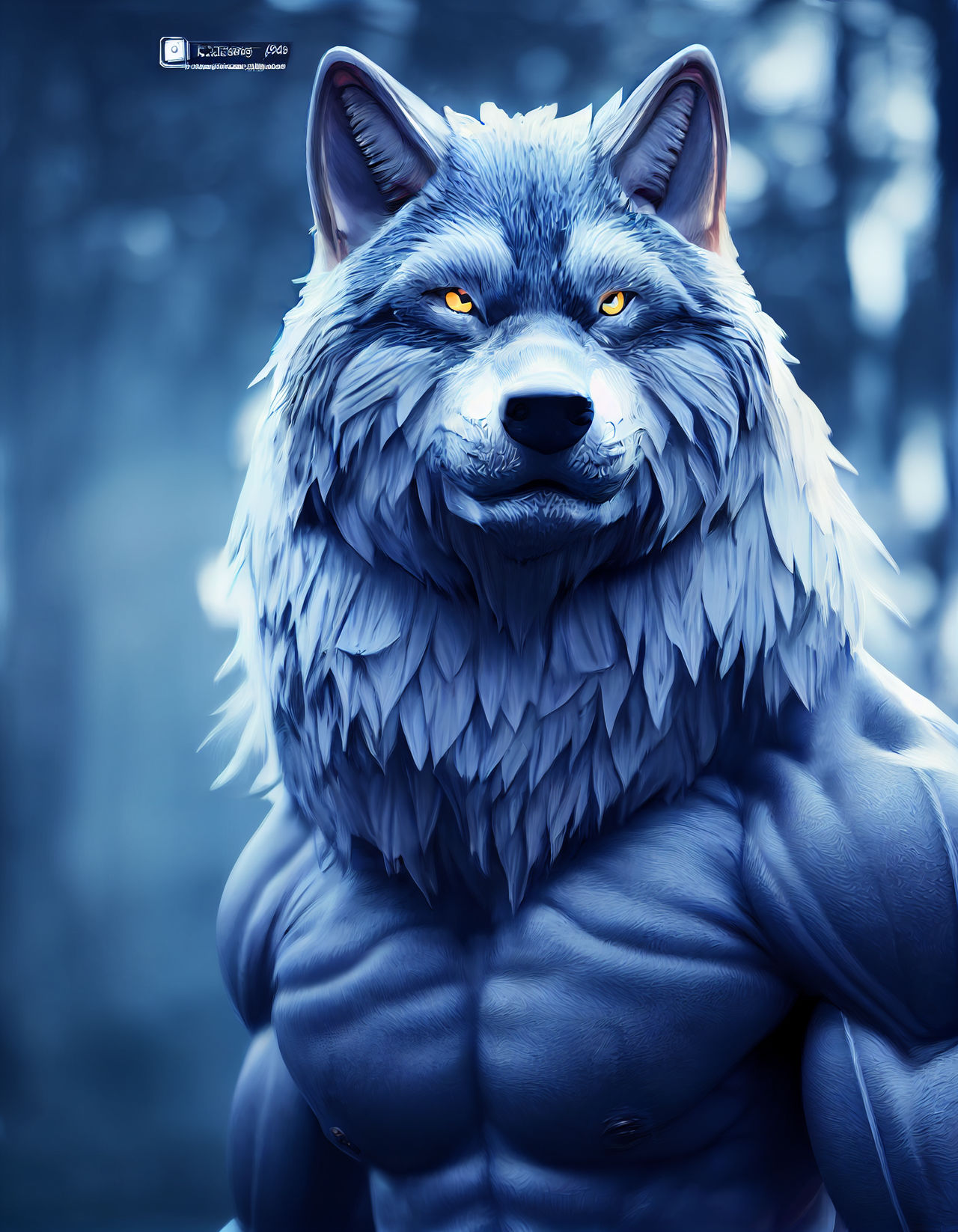 Realistic wolf bodybuilder by UtauRadon on DeviantArt
