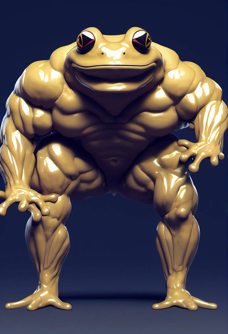 Bullfrog Muscles Anthro wrestling Bull Frog by UtauRadon on DeviantArt