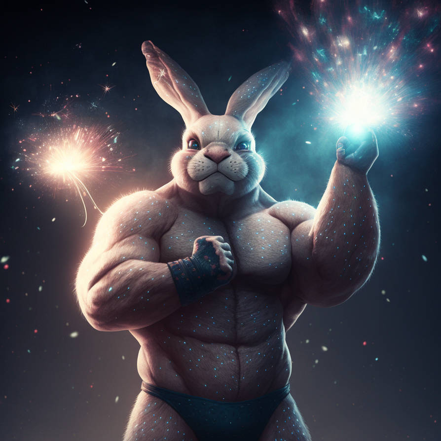 Anthro Tech Rabbit New Year Anthro Rabbit by UtauRadon on DeviantArt