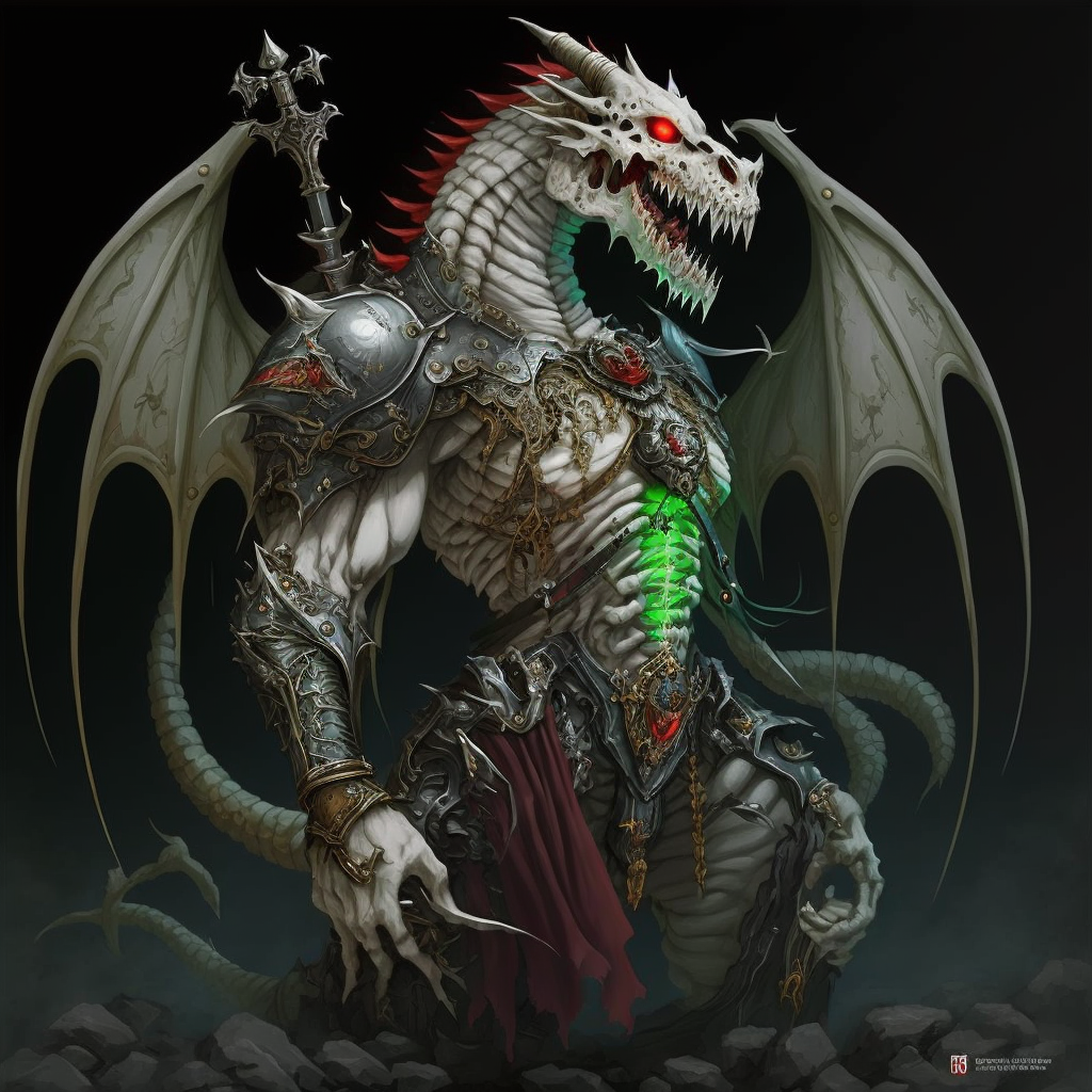 Anthro Skeleton Dragon by UtauRadon on DeviantArt