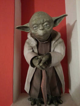 Yoda papercraft