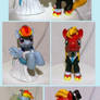 Blind Bag Wedding Cake Toppers - BigMac and RD