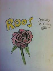 drawing of an roze