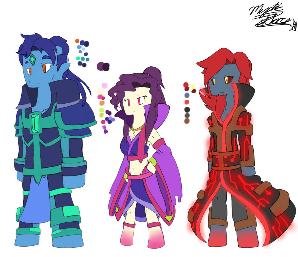 MCSM S2 - The Three Admins by MysticStars02 on DeviantArt
