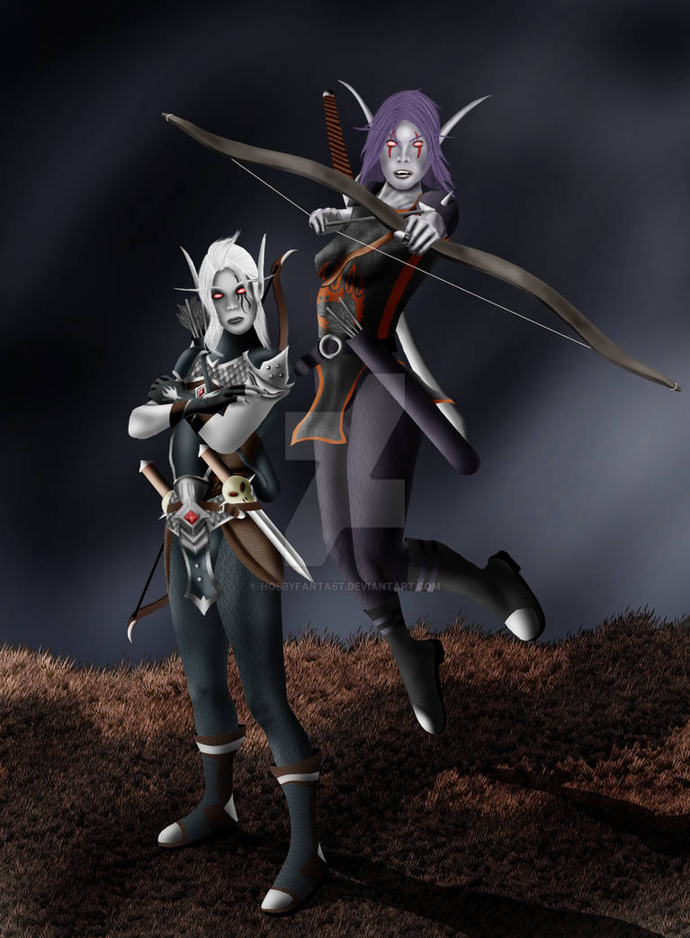 Mardbalk Rangers Two Dark Rangers in the Plaguelands by Hobbyfantast on DeviantArt