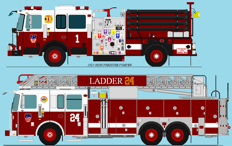 FDLC 1 ENGINE, 24 TRUCK-ALGONQUIN by Fireman2325 on DeviantArt