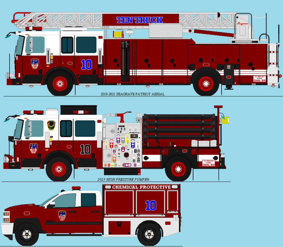 FDLC 10 ENGINE 10 TRUCK by Fireman2325 on DeviantArt