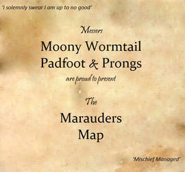 The Marauders Map.