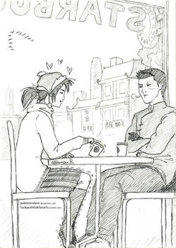 Jinko date in a modern AU