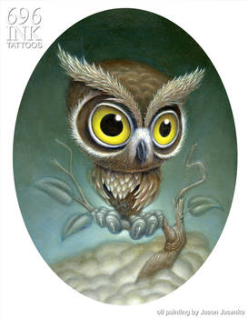 owl painting