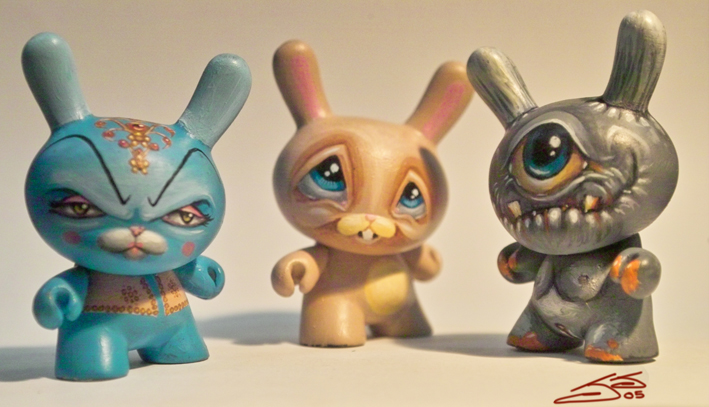 dunny custom group shot