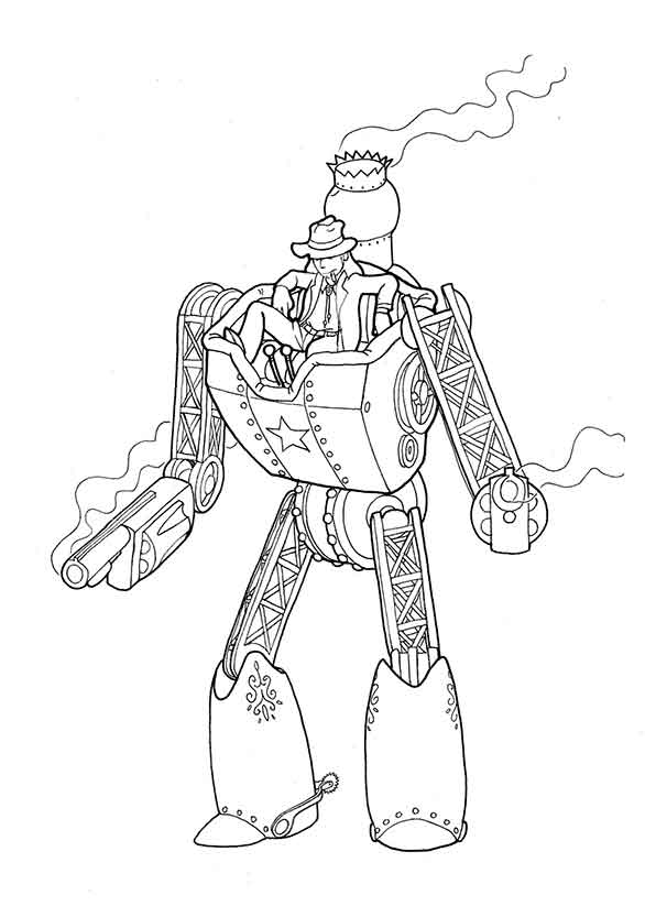 Ye Steampunk Western Mech