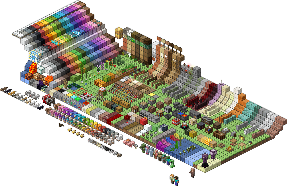 Debug1 Texture Minecraft Minecraft 1.14 Texture Showcase by spasquini on DeviantArt