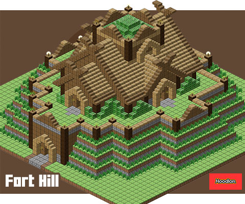 Forgim Castle - Hill Fortress Minecraft Map