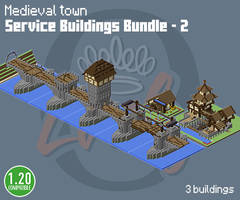 HUM - Medieval Service Buildings Bundle - 2