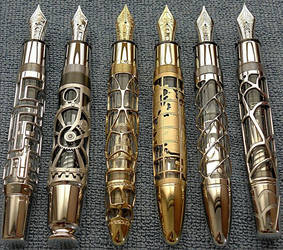 Steampunk pens