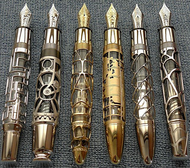 Steampunk pens