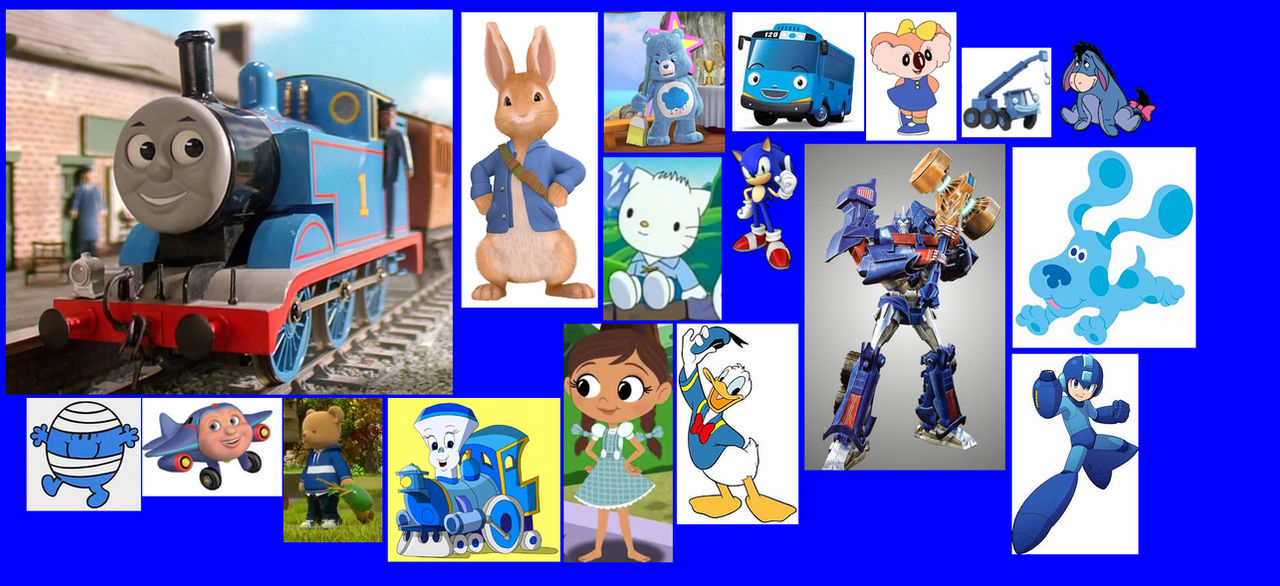 Blue characters by NicholasP1996 on DeviantArt