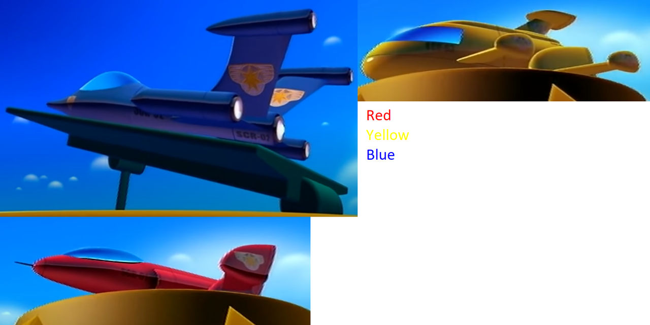 Red Yellow and Blue Sky Rockets by NicholasP1996 on DeviantArt