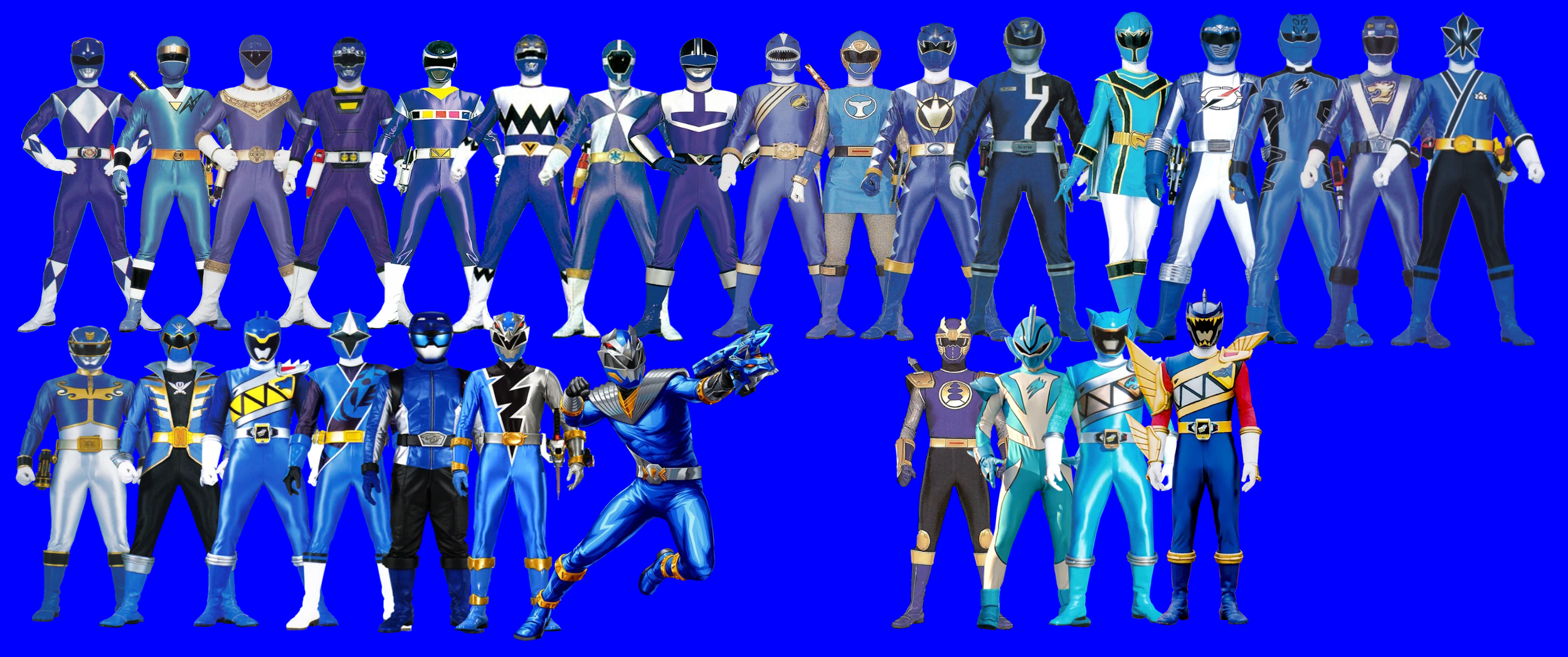 Alien Rangers Blue Rangers Blue Rangers by NicholasP1996 on DeviantArt