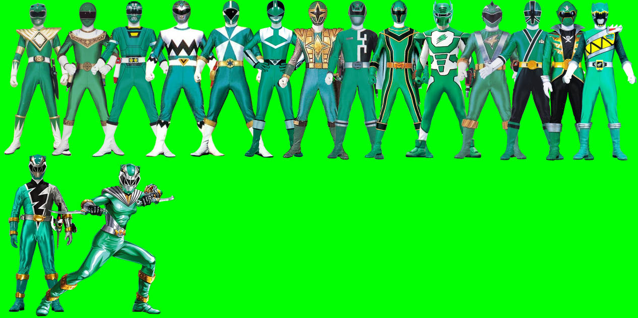 Green Rangers by NicholasP1996 on DeviantArt